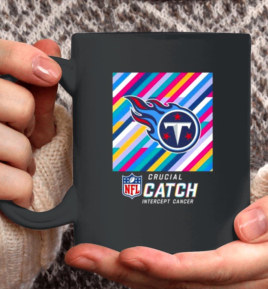 Tennessee Titans Nfl Crucial Catch Intercept Cancer Coffee Mug