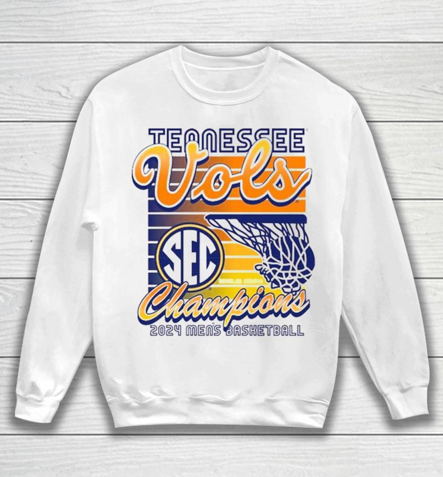 Tennessee Vols Champions 2024 Men’s Basketball Throwback Sweatshirt