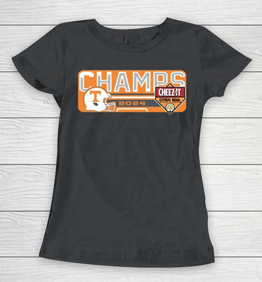 Tennessee Volunteer 2024 Cheez It Citrus Bowl Champions Women T-Shirt