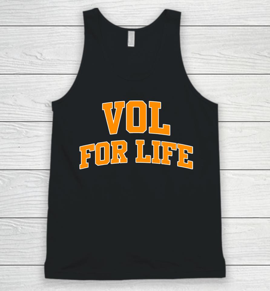 Tennessee Volunteers 2-Hit Tri-Blend Vol For Life Unisex Tank Top