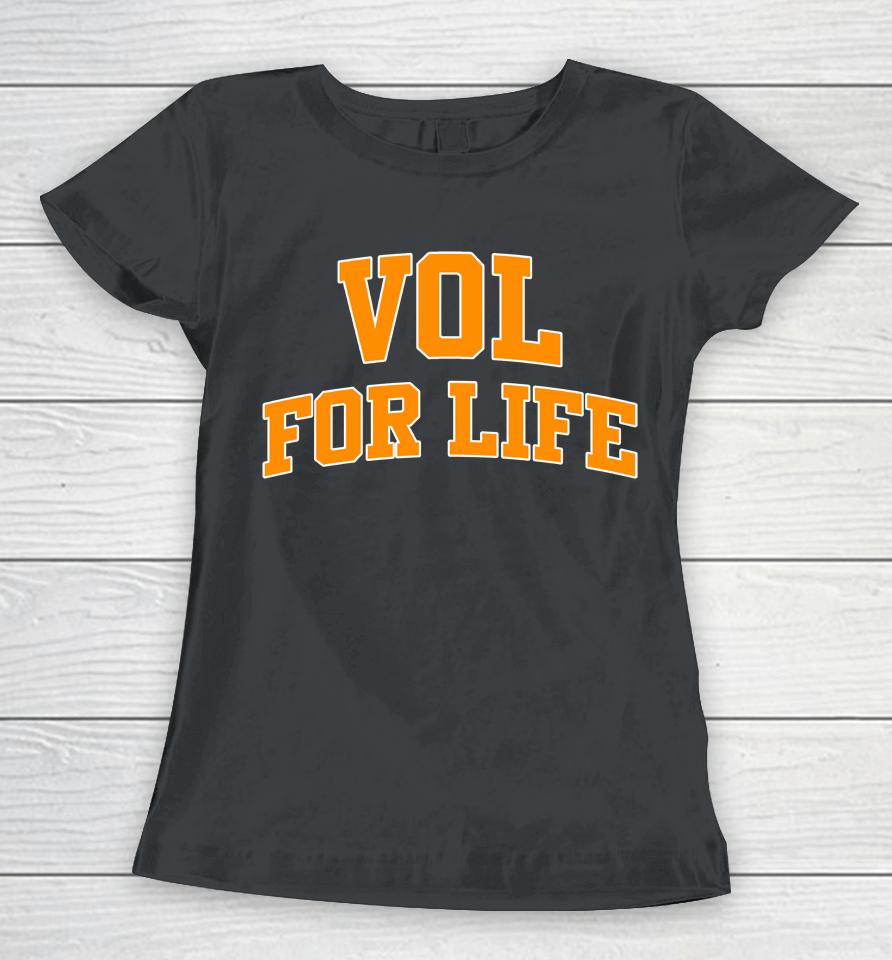 Tennessee Volunteers 2-Hit Tri-Blend Vol For Life Women T-Shirt