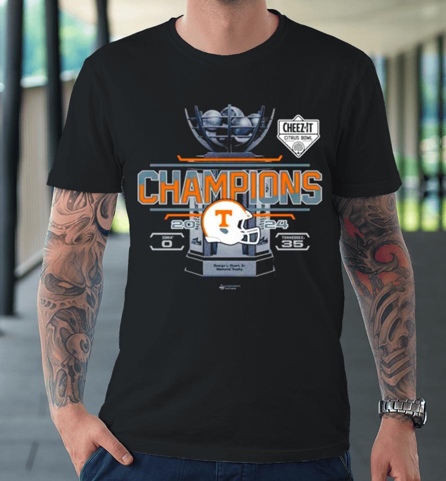 Tennessee Volunteers 2024 Cheez It Citrus Bowl Champions Premium T-Shirt