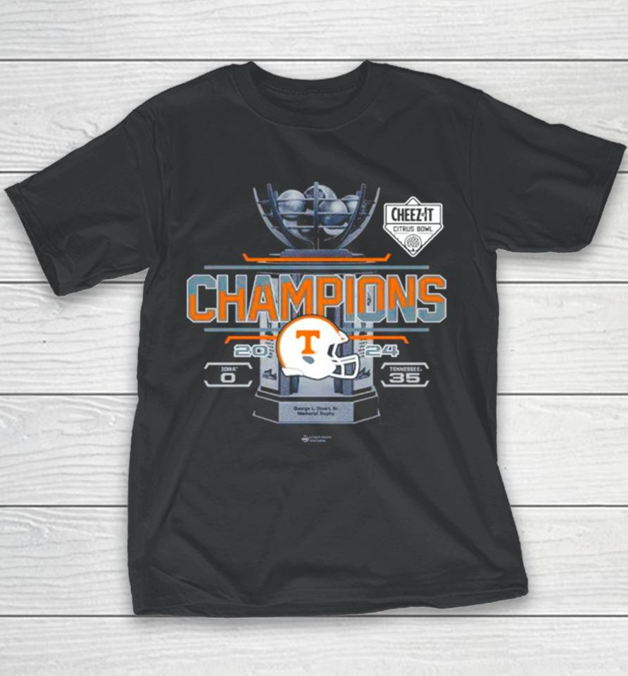 Tennessee Volunteers 2024 Cheez It Citrus Bowl Champions Youth T-Shirt