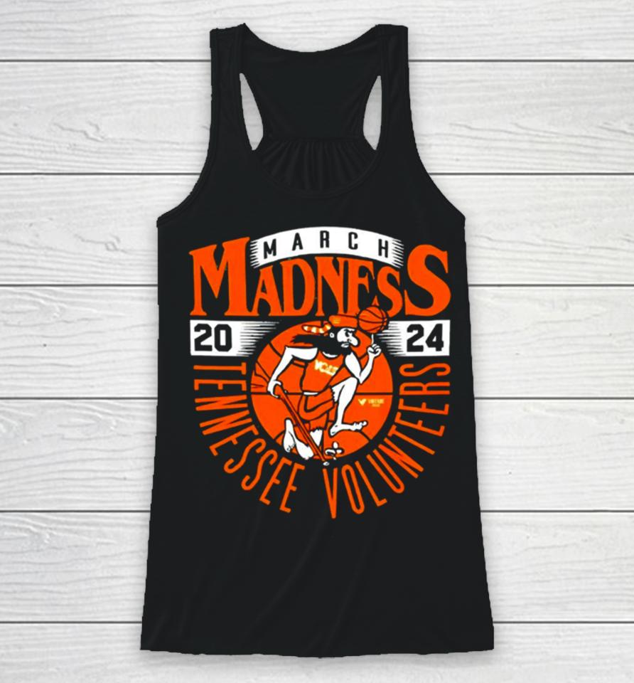 Tennessee Volunteers 2024 March Madness Mascot Racerback Tank