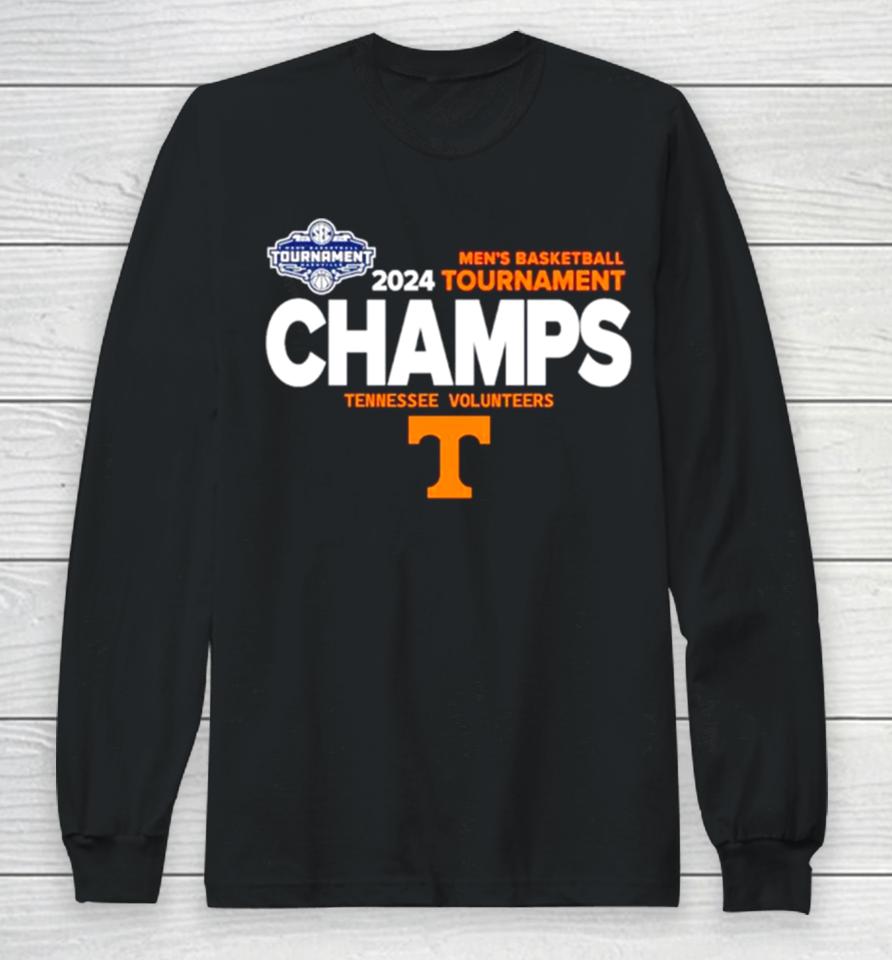 Tennessee Volunteers 2024 Men’s Basketball Tournament Champs Long Sleeve T-Shirt