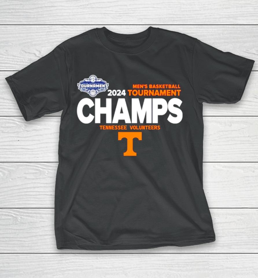 Tennessee Volunteers 2024 Men’s Basketball Tournament Champs T-Shirt