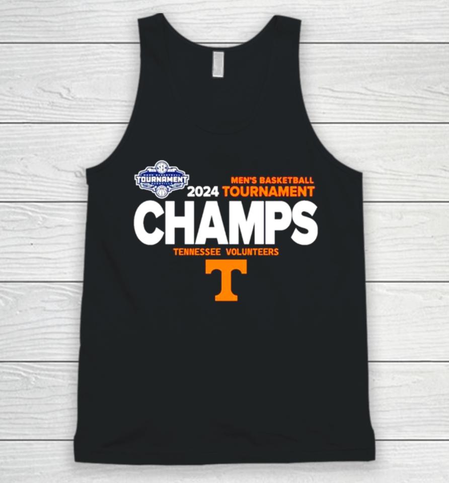 Tennessee Volunteers 2024 Men’s Basketball Tournament Champs Unisex Tank Top
