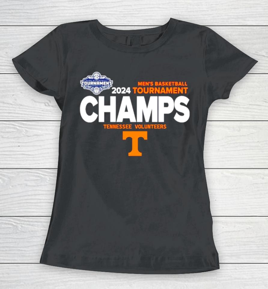 Tennessee Volunteers 2024 Men’s Basketball Tournament Champs Women T-Shirt