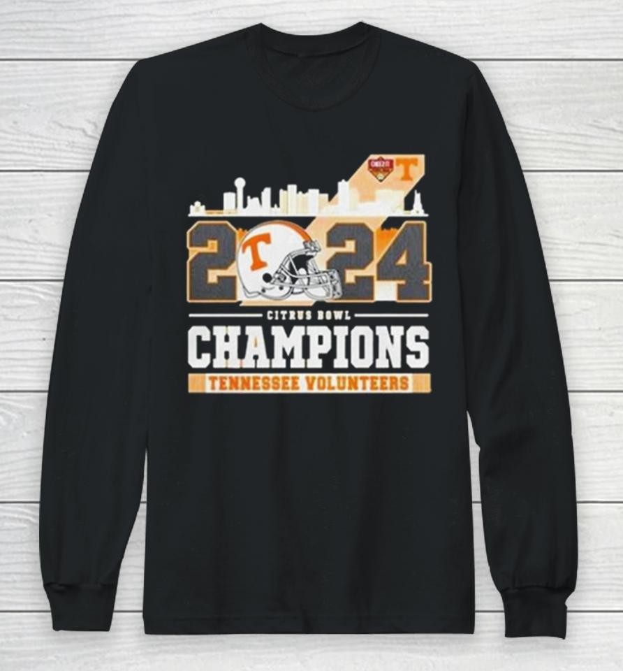 Tennessee Volunteers Citrus Bowl Champions 2024 Long Sleeve T-Shirt