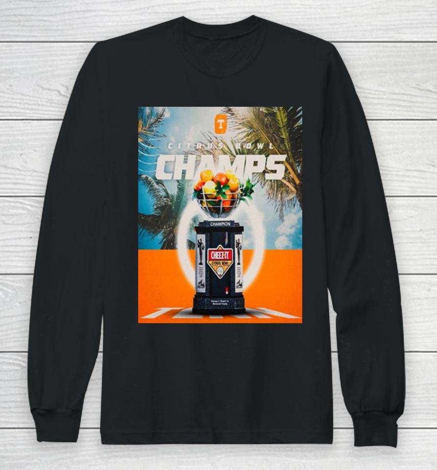 Tennessee Volunteers Is The 2024 Citrus Bowl Champions Ncaa College Football Long Sleeve T-Shirt