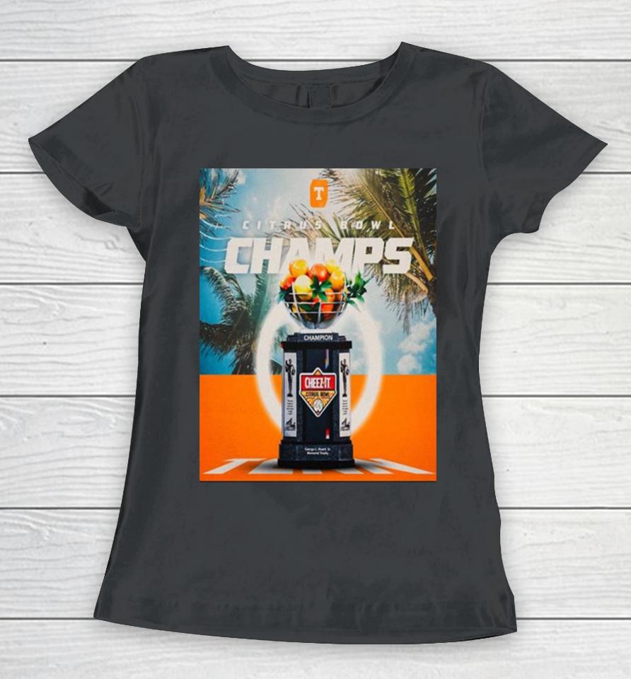 Tennessee Volunteers Is The 2024 Citrus Bowl Champions Ncaa College Football Women T-Shirt