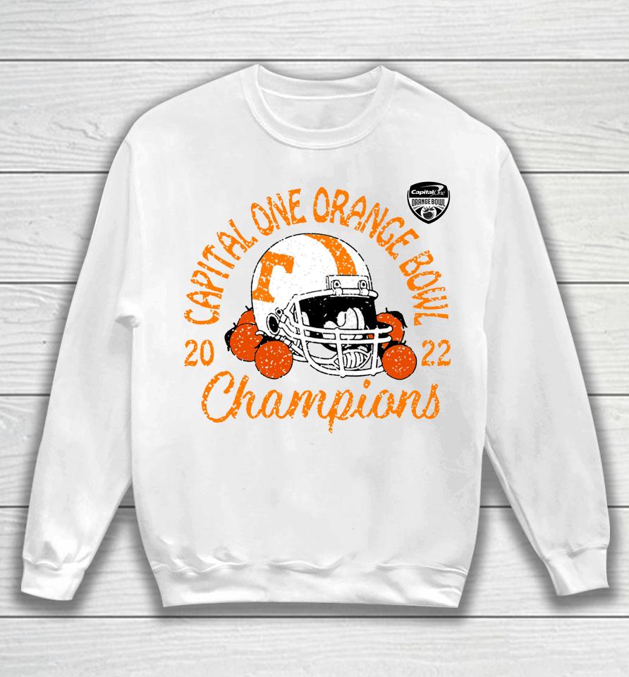 Tennessee Volunteers Men's 2022 Orange Bowl Champions Favorite Cheer Sweatshirt