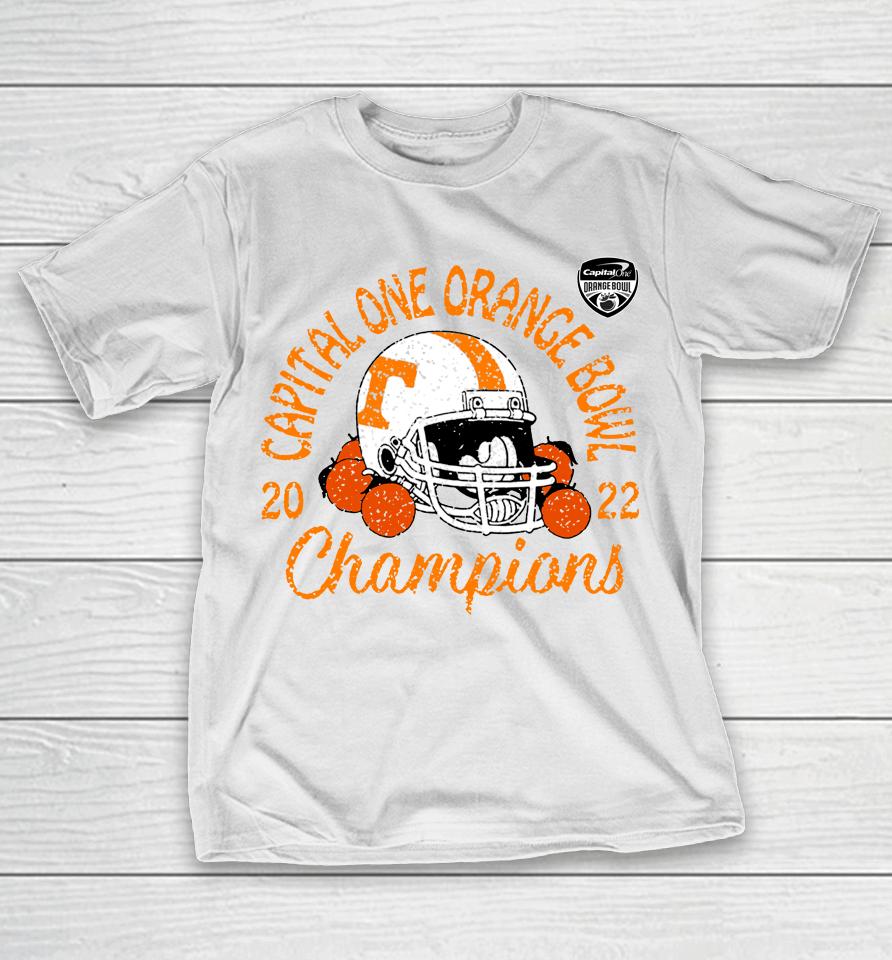 Tennessee Volunteers Men's 2022 Orange Bowl Champions Favorite Cheer T-Shirt