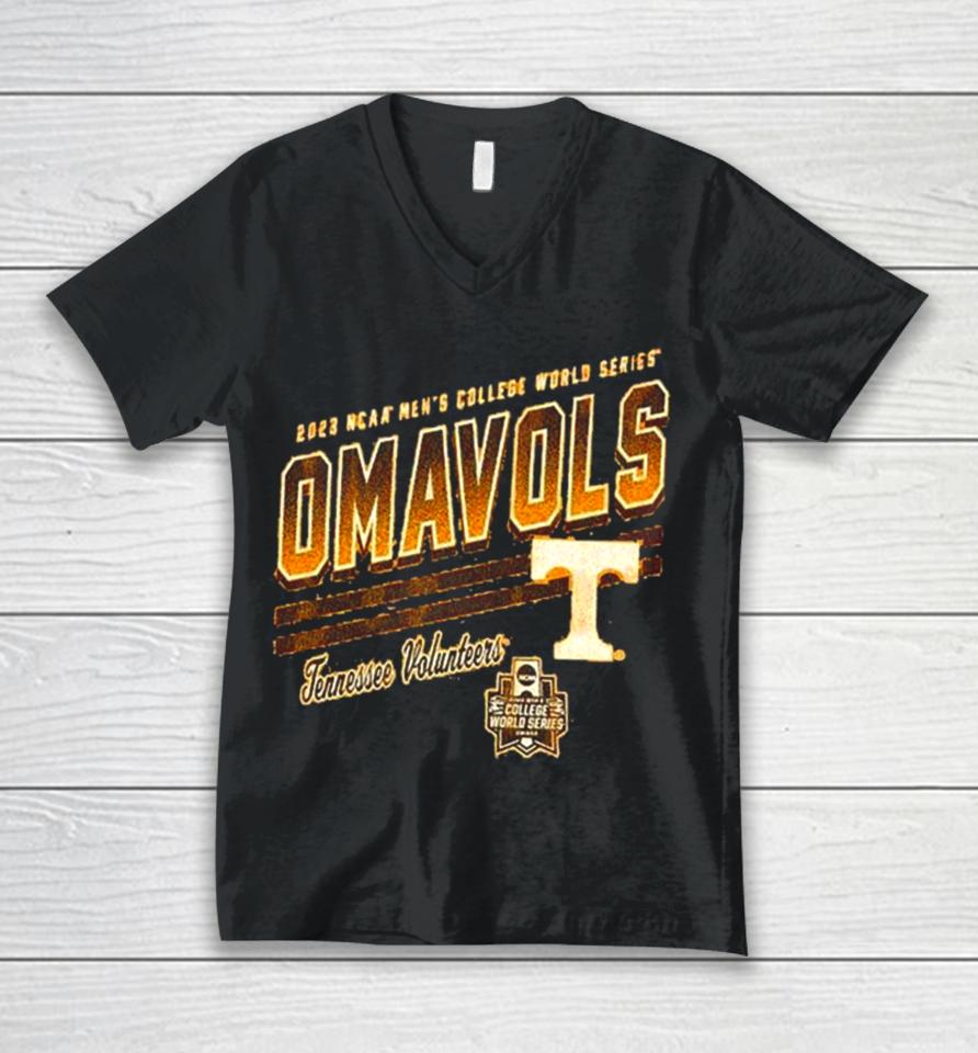 Tennessee Volunteers Omavols 2023 Ncaa Men’s College World Series Unisex V-Neck T-Shirt