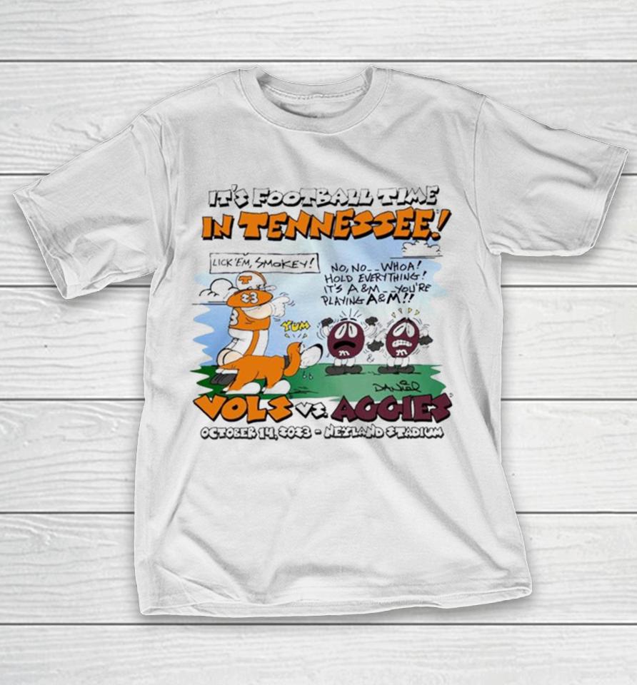 Tennessee Volunteers Vs Texas A&Amp;M Aggies October 14 2023 Neyland Stadium T-Shirt