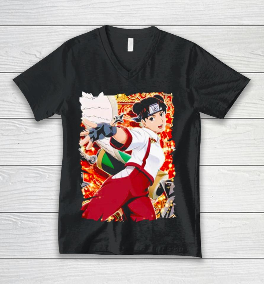 Tenten Merch Vtg Anime Unisex V-Neck T-Shirt