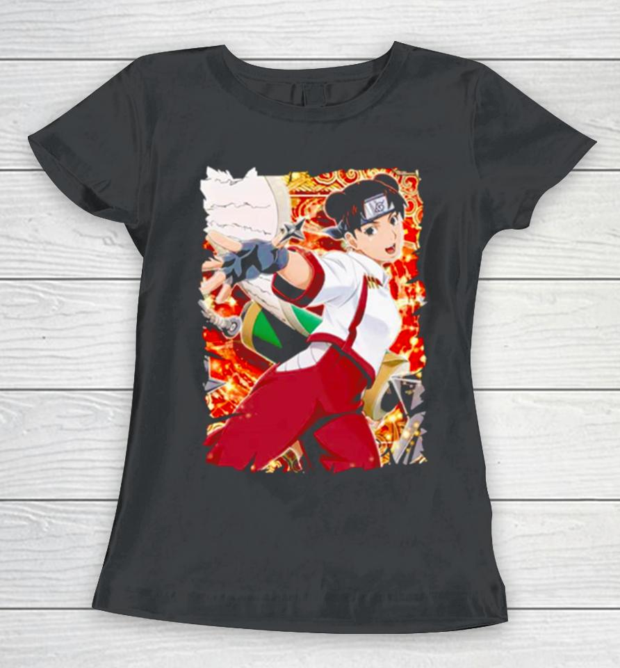 Tenten Merch Vtg Anime Women T-Shirt