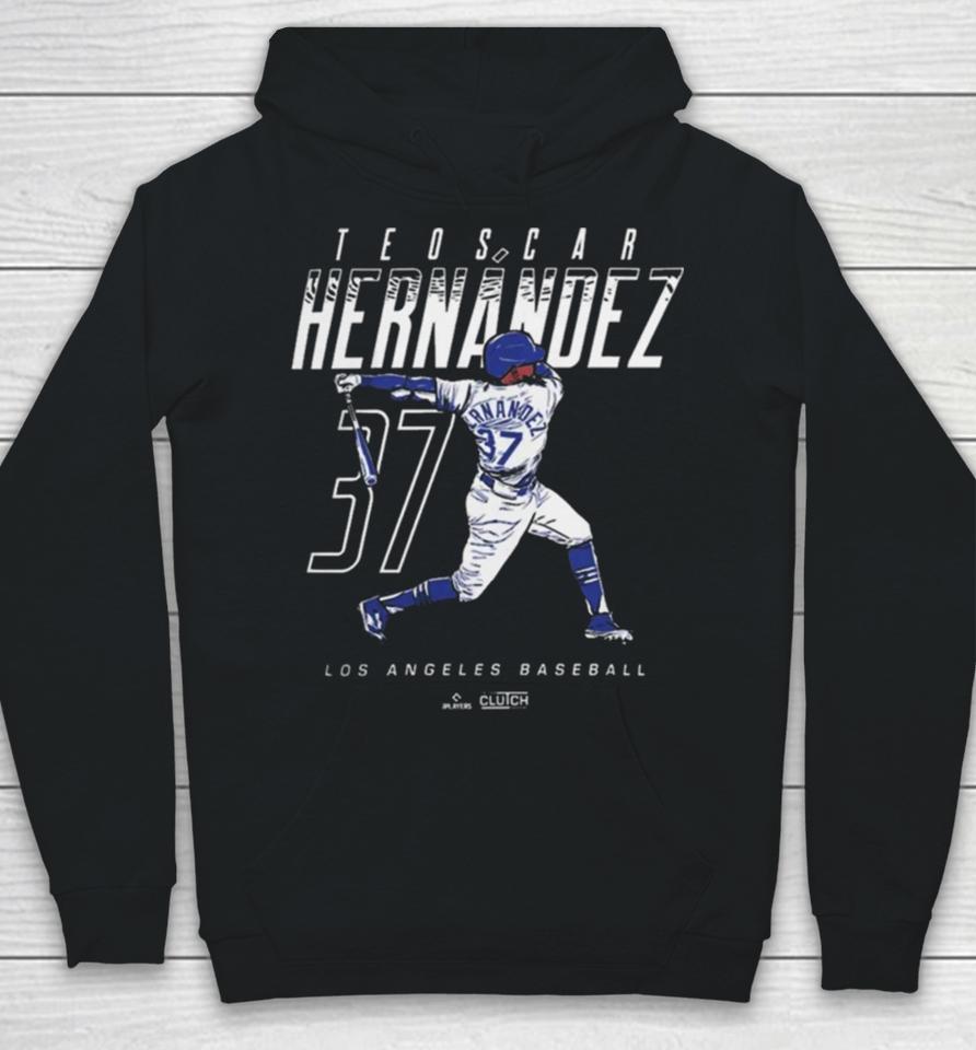 Teoscar Hernández Name And Number Mlbpa Lad Los Angeles Dodgers Hoodie