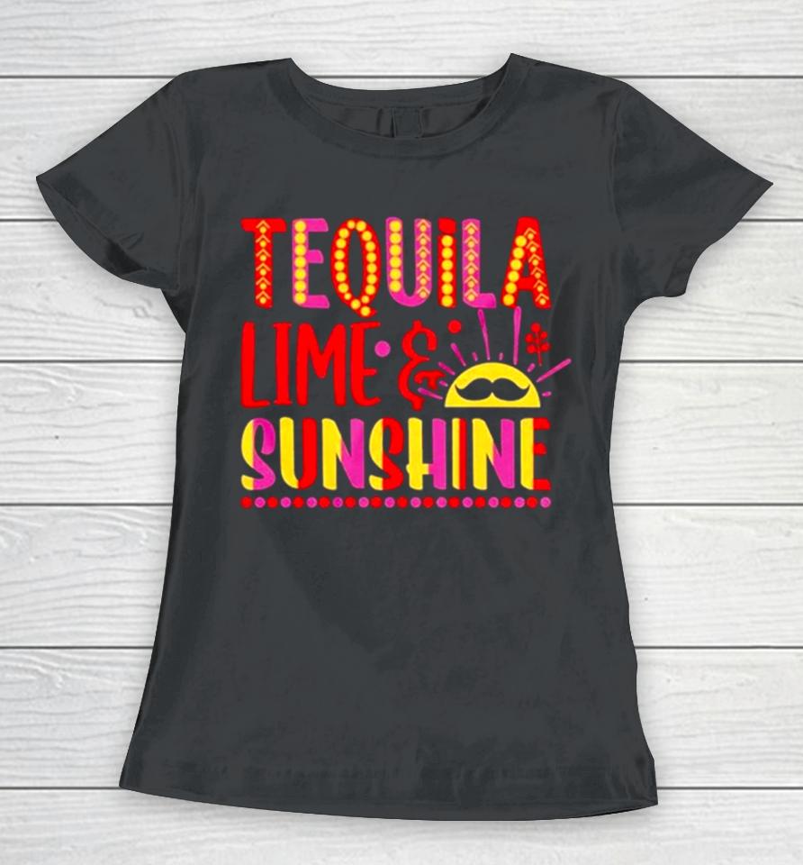 Tequila Lime And Sunshine Cinco De Mayo Women T-Shirt