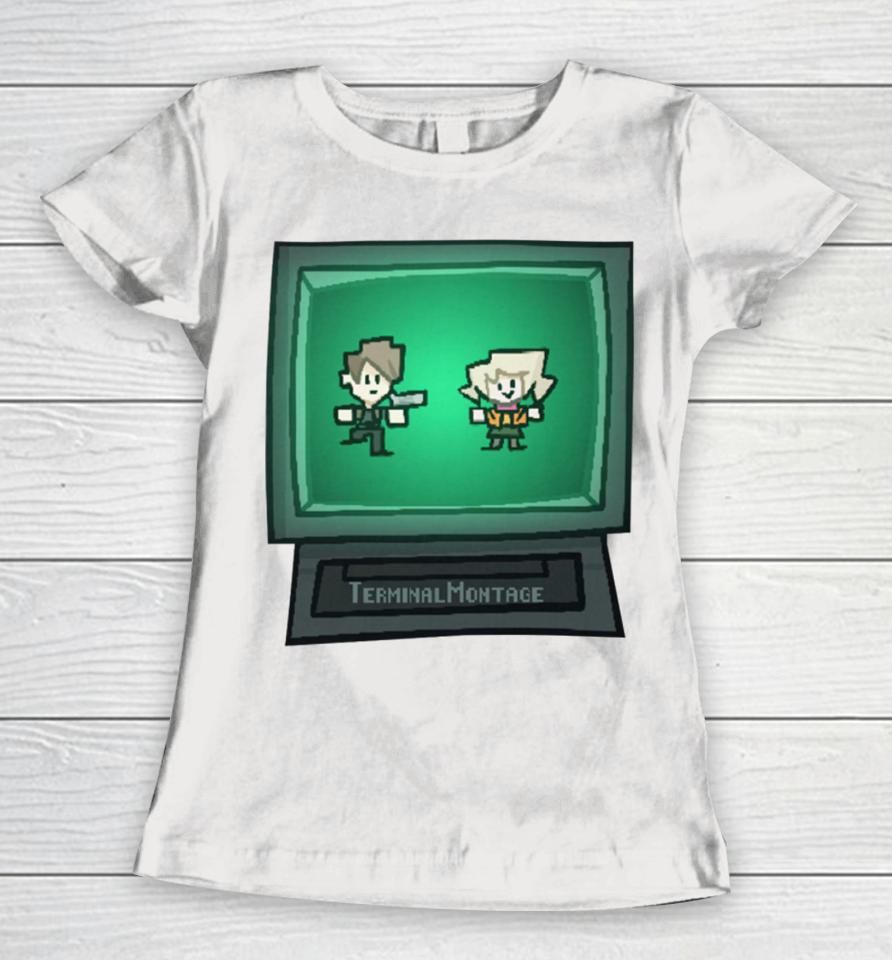 Terminalmontage Merch Cop And President’s Baby Women T-Shirt