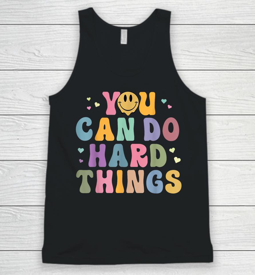 Test Day Teacher Testing You Can Do Hard Things Unisex Tank Top