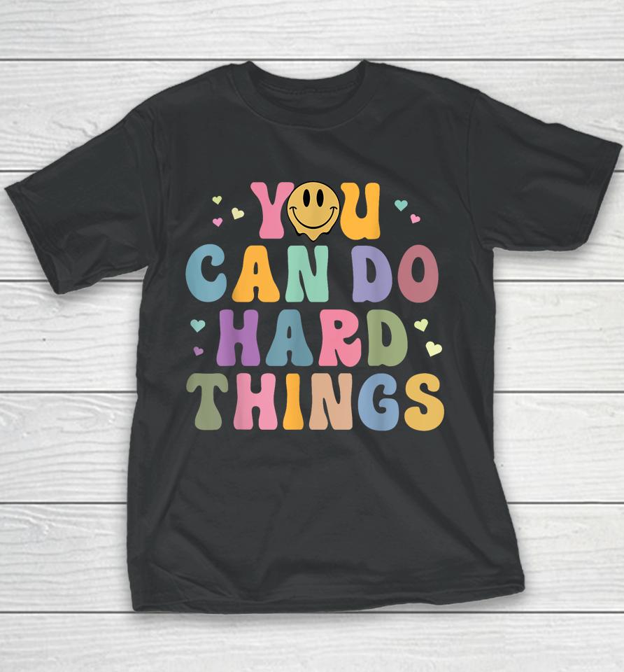 Test Day Teacher Testing You Can Do Hard Things Youth T-Shirt
