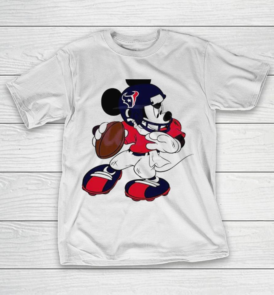 Texans Nfl Mickey Mouse 2024 T-Shirt