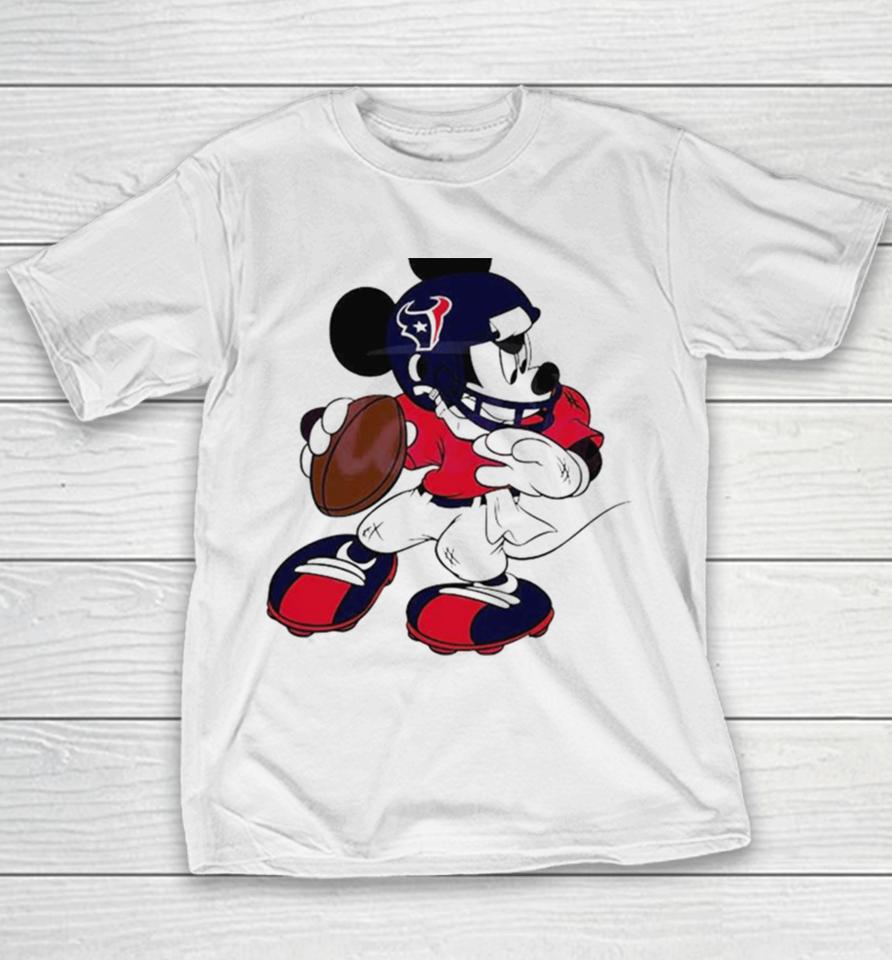 Texans Nfl Mickey Mouse 2024 Youth T-Shirt