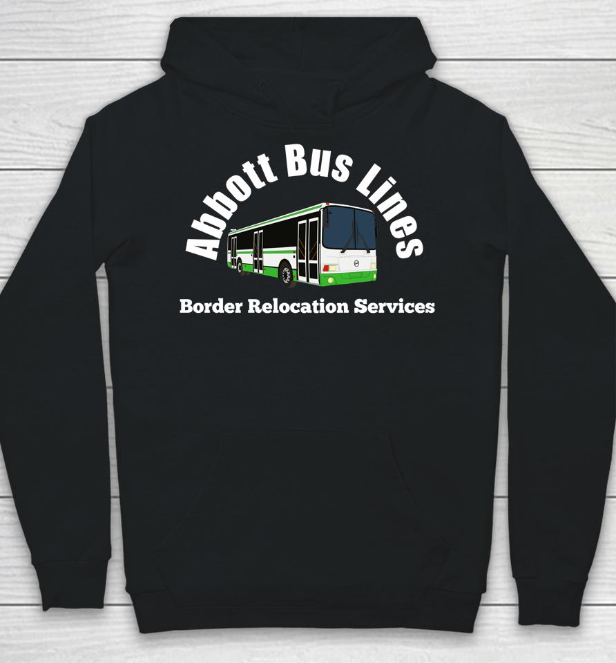 Texas Abbott Bus Lines - Border Relocation Services Hoodie