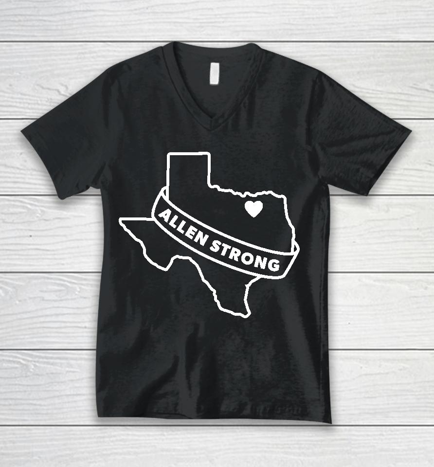 Texas Allen Strong Fc Dallas Unisex V-Neck T-Shirt