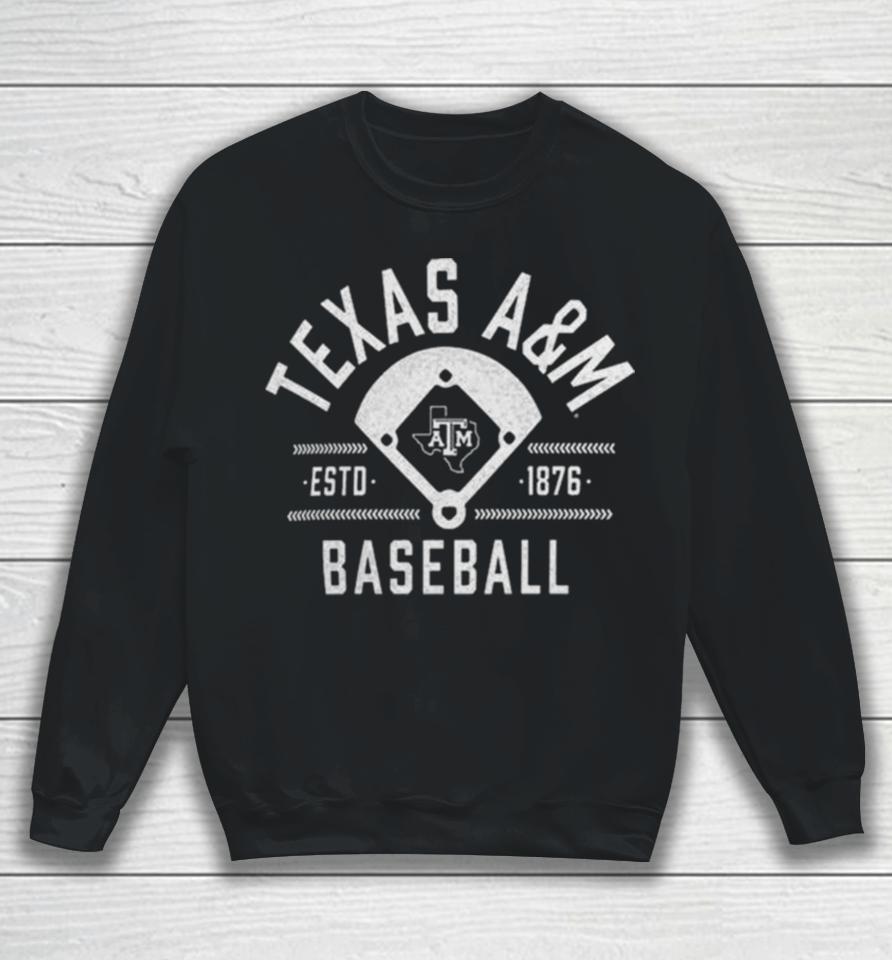 Texas A&Amp;M Aggies Adidas Exit Velocity Baseball Pregame Aeroready Sweatshirt