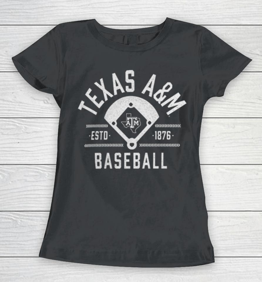 Texas A&Amp;M Aggies Adidas Exit Velocity Baseball Pregame Aeroready Women T-Shirt