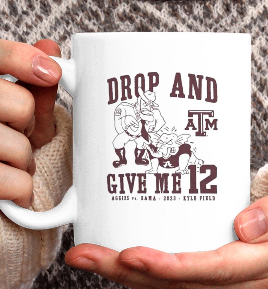 Texas A&Amp;M Aggies Drop And Give Me 12 Logo Coffee Mug