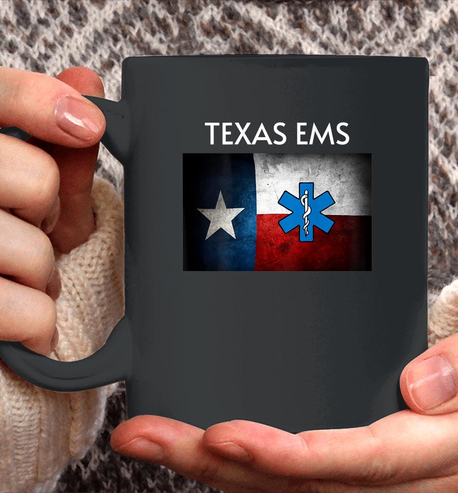 Texas Ems Paramedic Emt Ambulance Crew Fire Rescue Coffee Mug