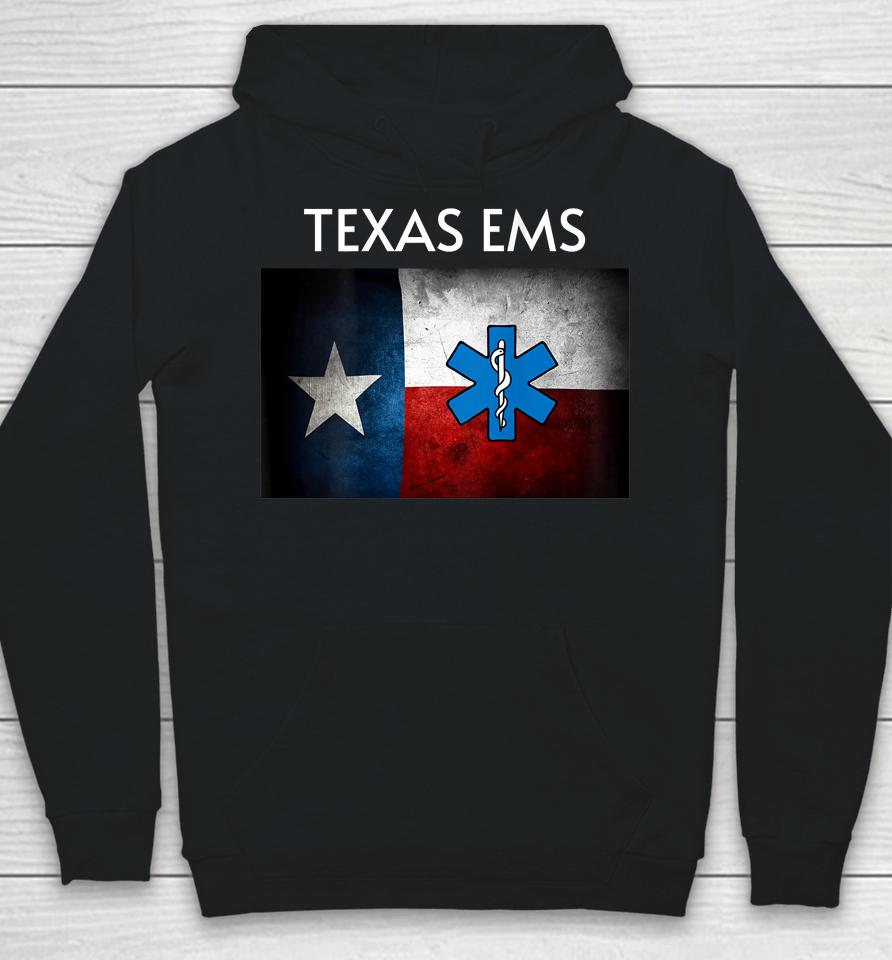 Texas Ems Paramedic Emt Ambulance Crew Fire Rescue Hoodie