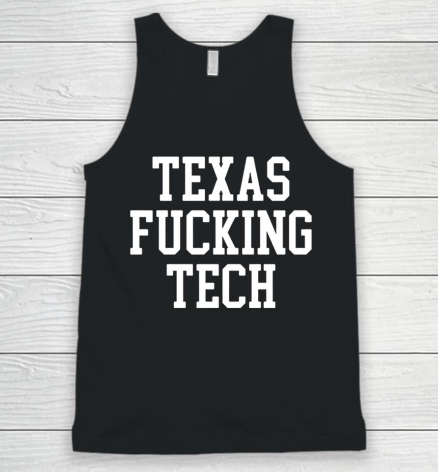 Texas Fucking Tech Unisex Tank Top