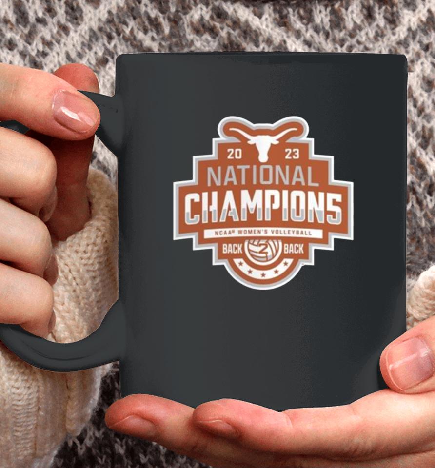 Texas Longhorns 2023 Ncaa Division I Women’s Volleyball National Champions Logo Coffee Mug
