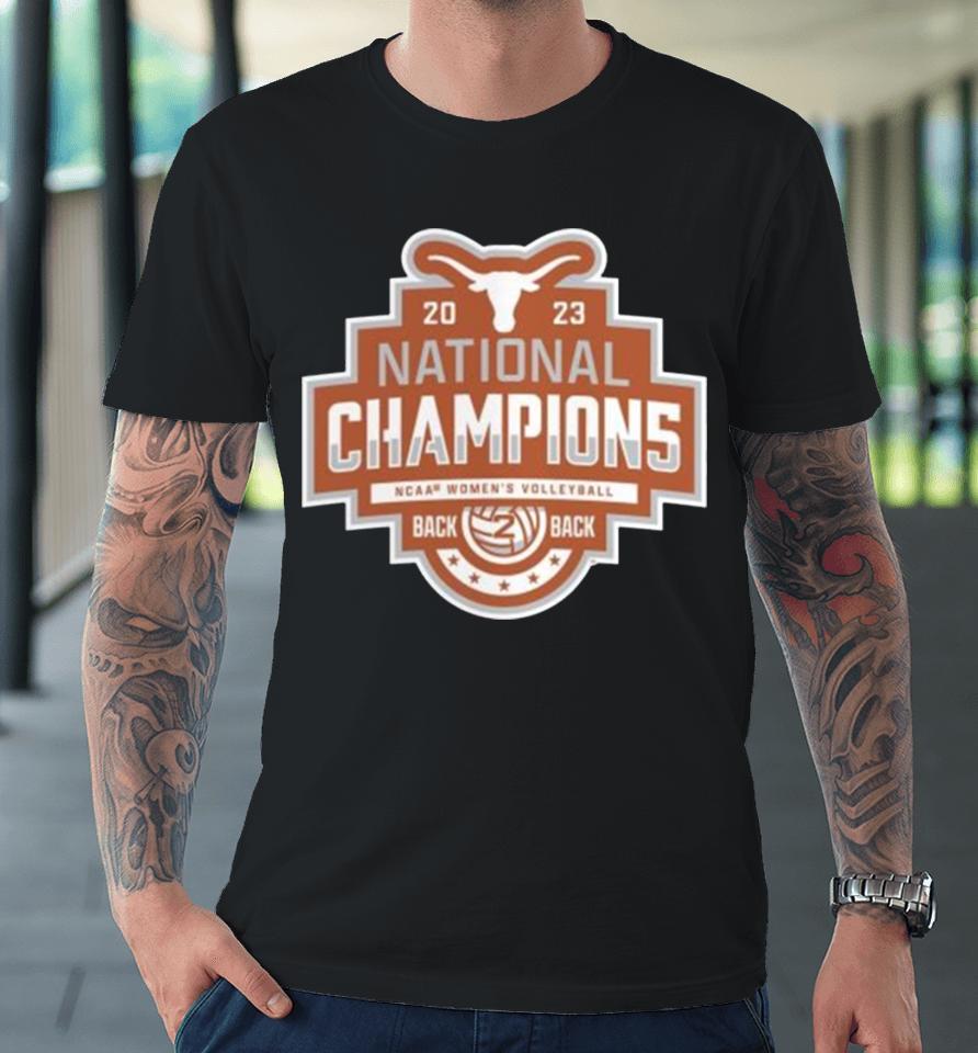 Texas Longhorns 2023 Ncaa Division I Women’s Volleyball National Champions Logo Premium T-Shirt