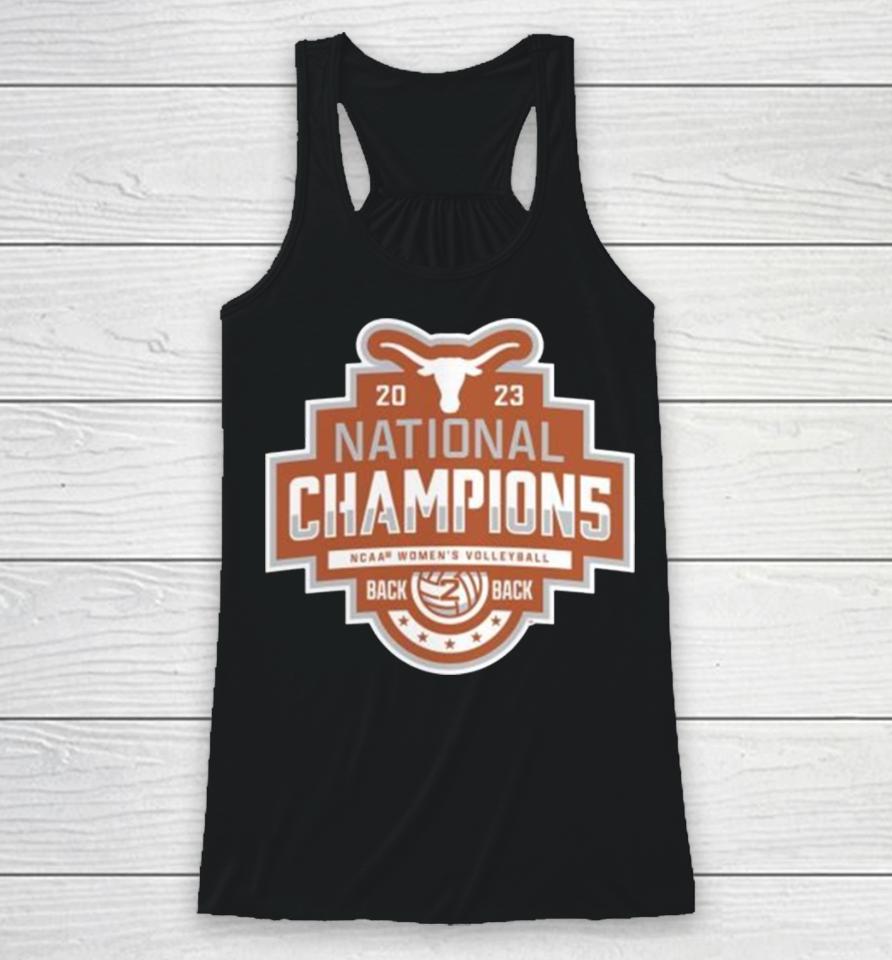 Texas Longhorns 2023 Ncaa Division I Women’s Volleyball National Champions Logo Racerback Tank