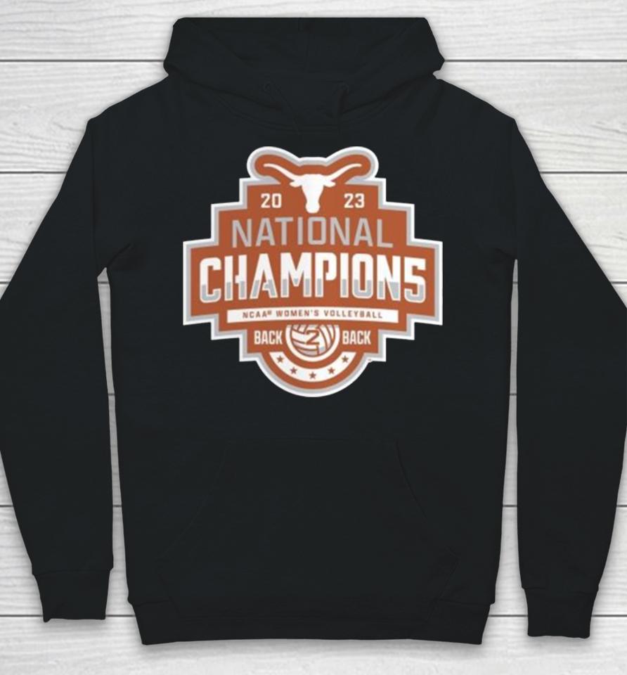 Texas Longhorns 2023 Ncaa Division I Women’s Volleyball National Champions Logo Hoodie