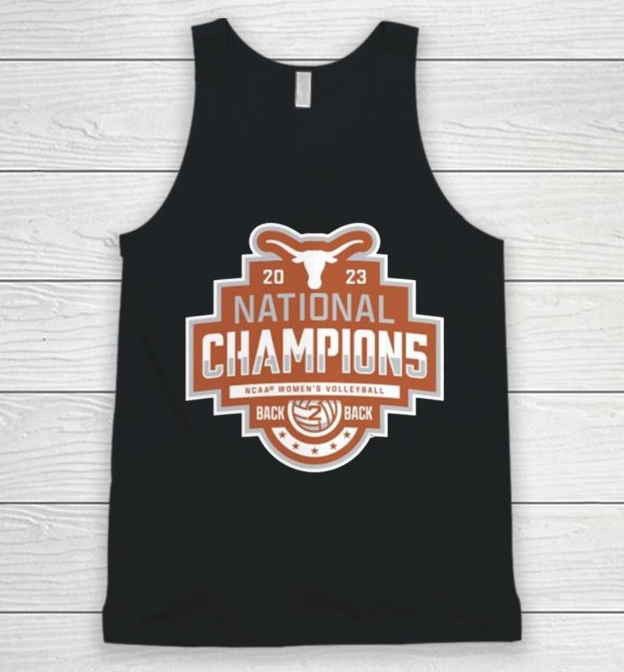 Texas Longhorns 2023 Ncaa Division I Women’s Volleyball National Champions Logo Unisex Tank Top