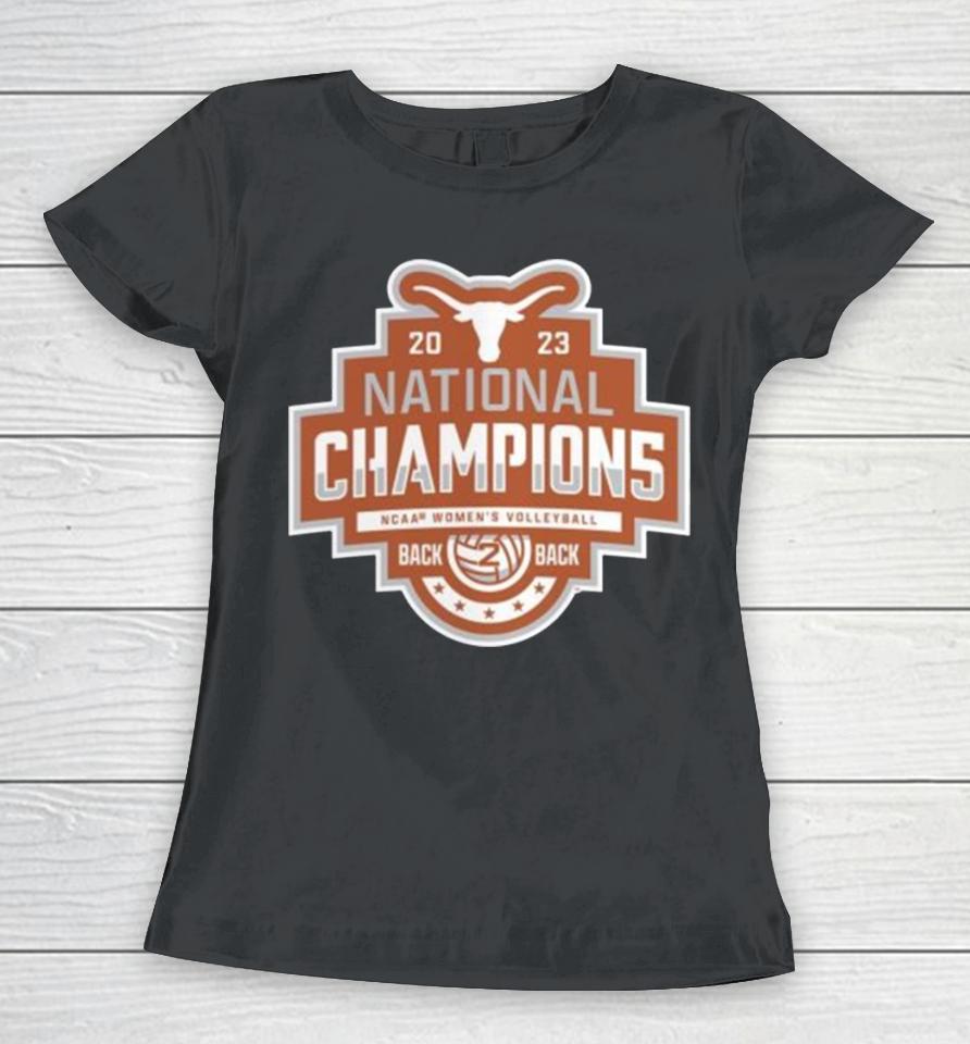 Texas Longhorns 2023 Ncaa Division I Women’s Volleyball National Champions Logo Women T-Shirt