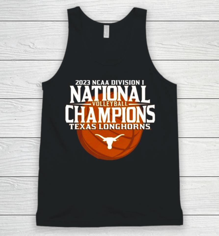 Texas Longhorns 2023 Ncaa Women’s Volleyball National Champions Unisex Tank Top