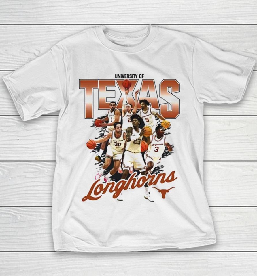 Texas Longhorns 2024 Ncaa Men’s Basketball 2023 – 2024 Post Season Youth T-Shirt