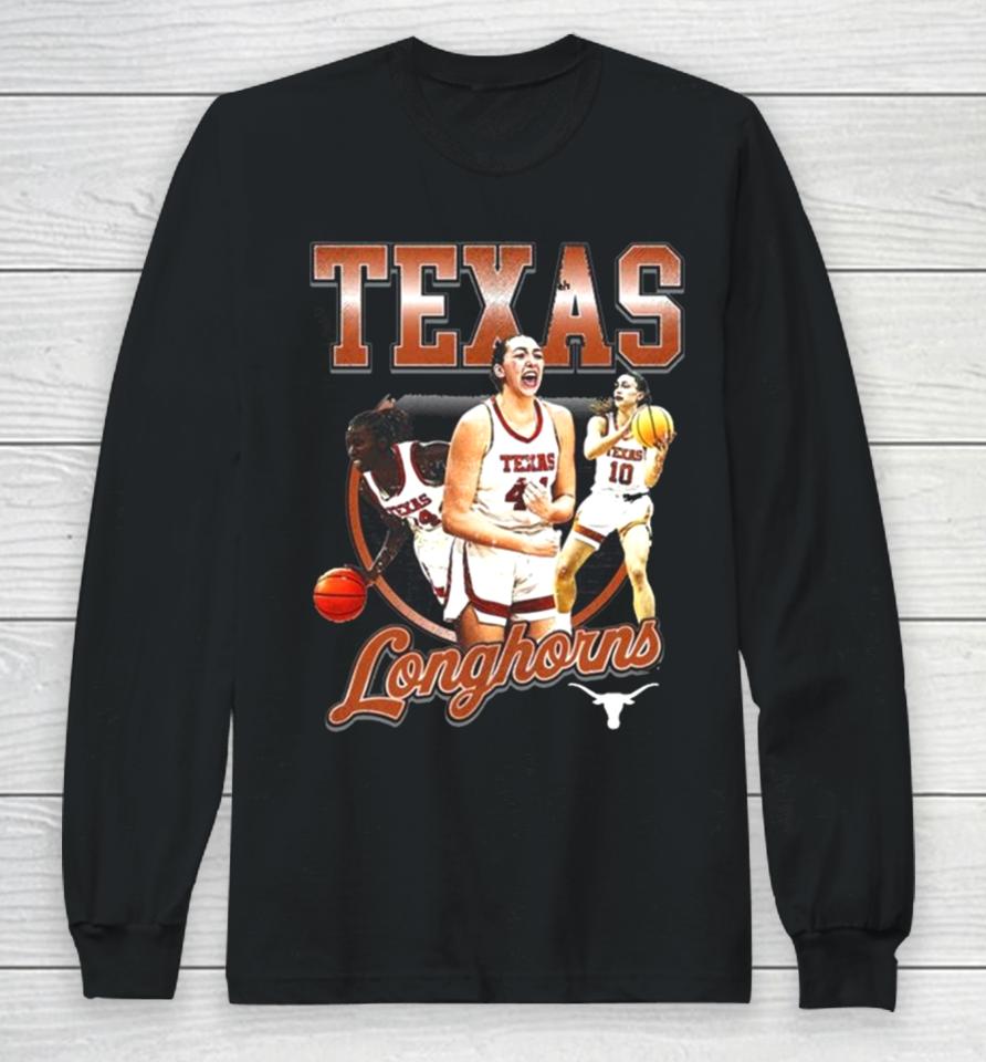 Texas Longhorns 2024 Ncaa Women’s Basketball 2023 – 2024 Post Season Long Sleeve T-Shirt