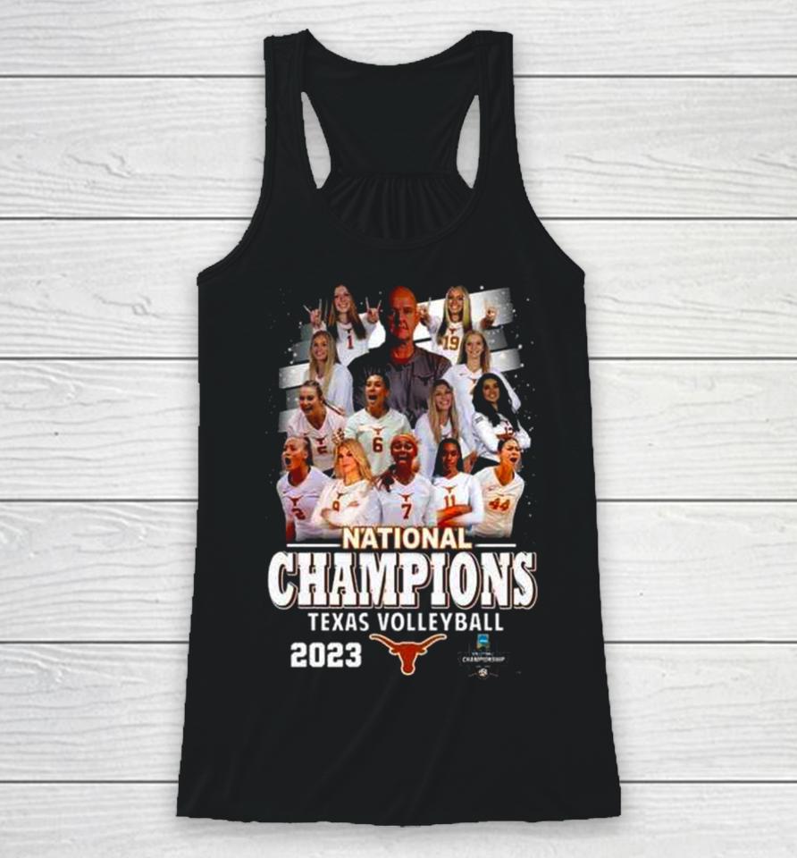 Texas Longhorns Teams 2023 Ncaa Women’s Volleyball National Champions Racerback Tank