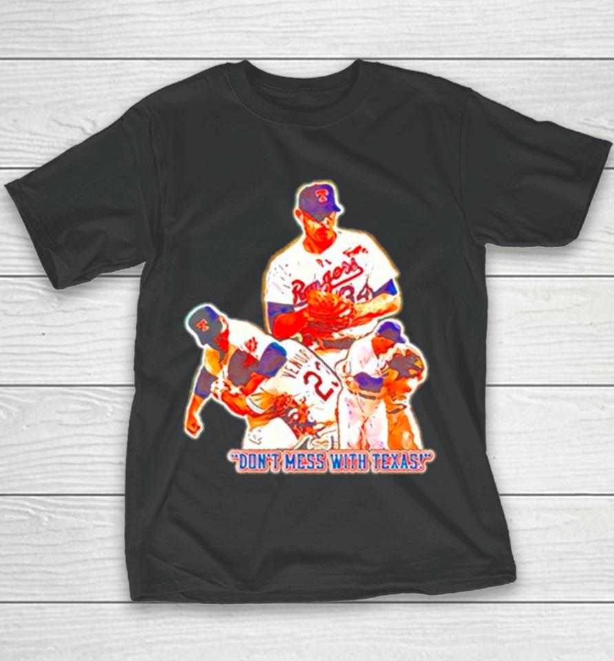 Texas Rangers Nolan Ryan Don’t Mess With Texas Youth T-Shirt