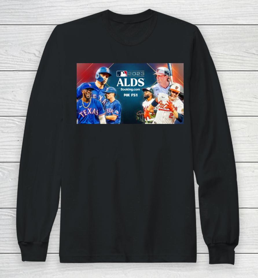 Texas Rangers Vs Baltimore Orioles 2023 Alds Game Matchup Long Sleeve T-Shirt
