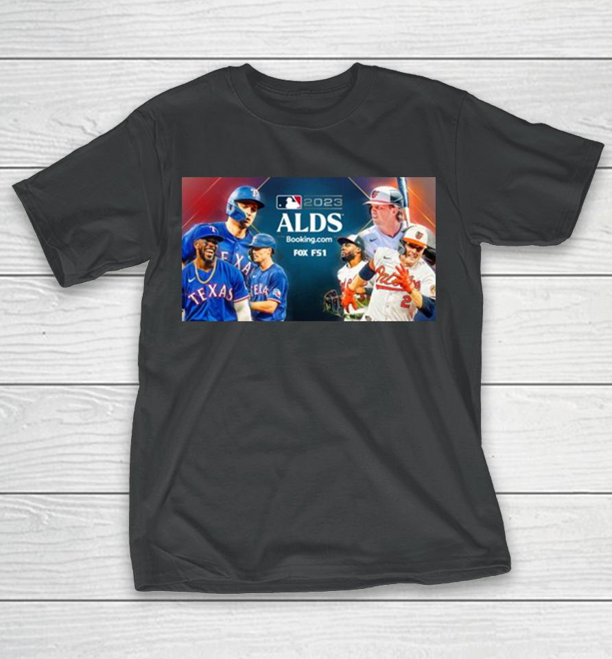 Texas Rangers Vs Baltimore Orioles 2023 Alds Game Matchup T-Shirt