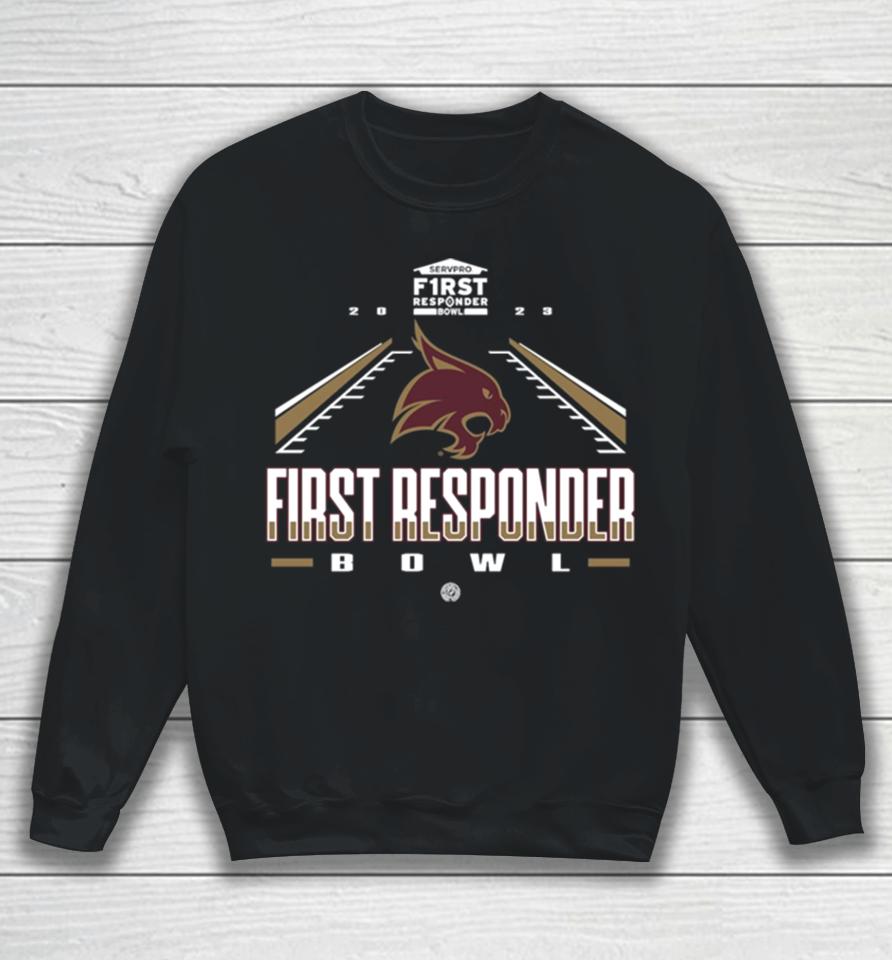 Texas State Bobcats 2023 Servpro First Responder Bowl Sweatshirt